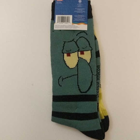 SpongeBob SquarePants Crew Socks (2Pair) - Picture 2 of 4